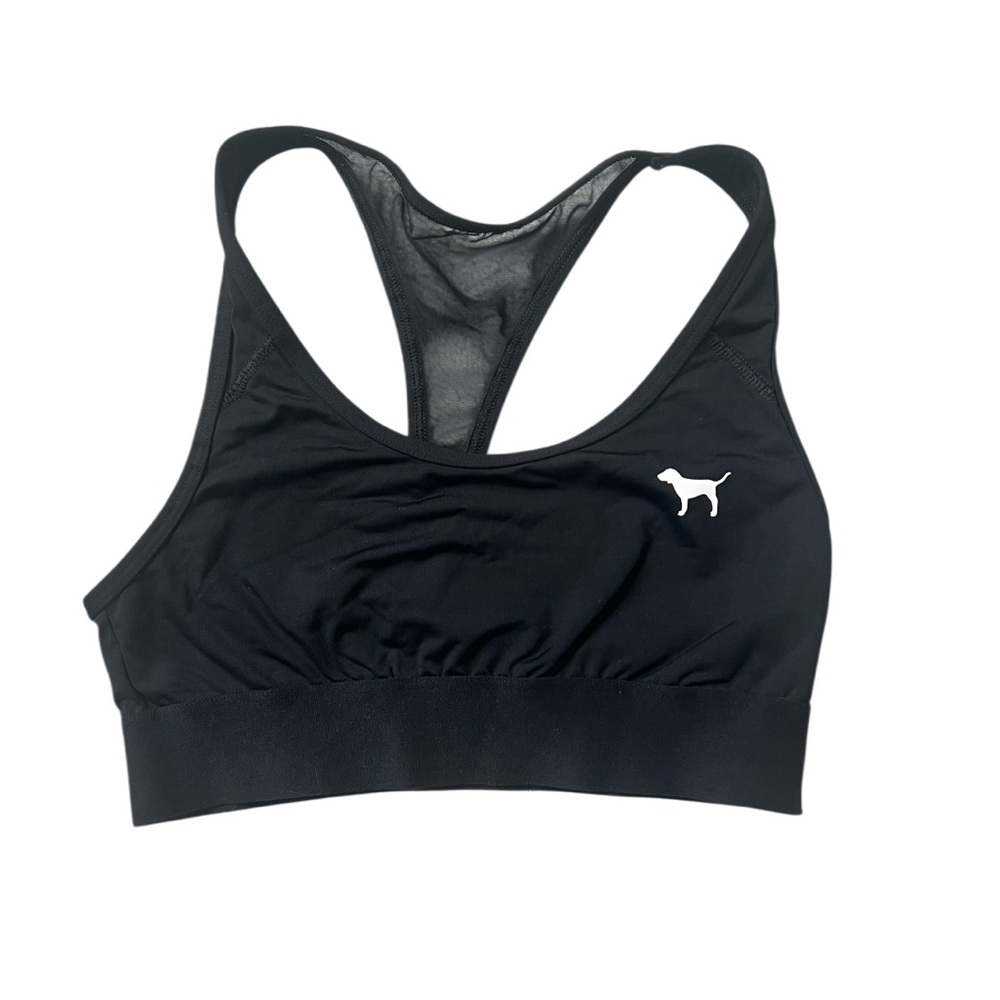 Pink VS Black Sports Bra